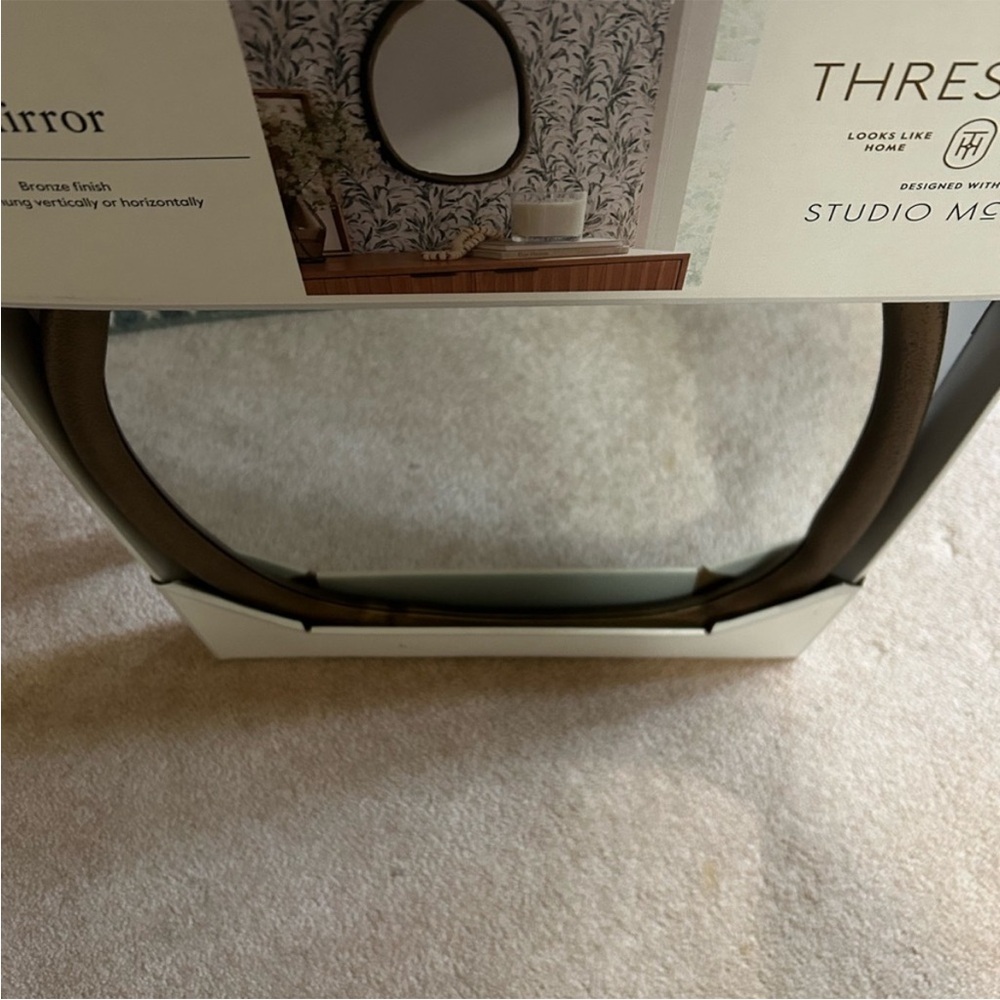 Studio McGee 14” x 18” Organic Bronze Finish Mirror - Picture 4 of 6